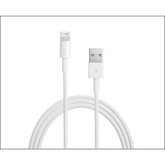 Apple - MD819ZM/A 6.6' USB Type A-to-Lightning Charging Cable - White - Picture 1 of 3
